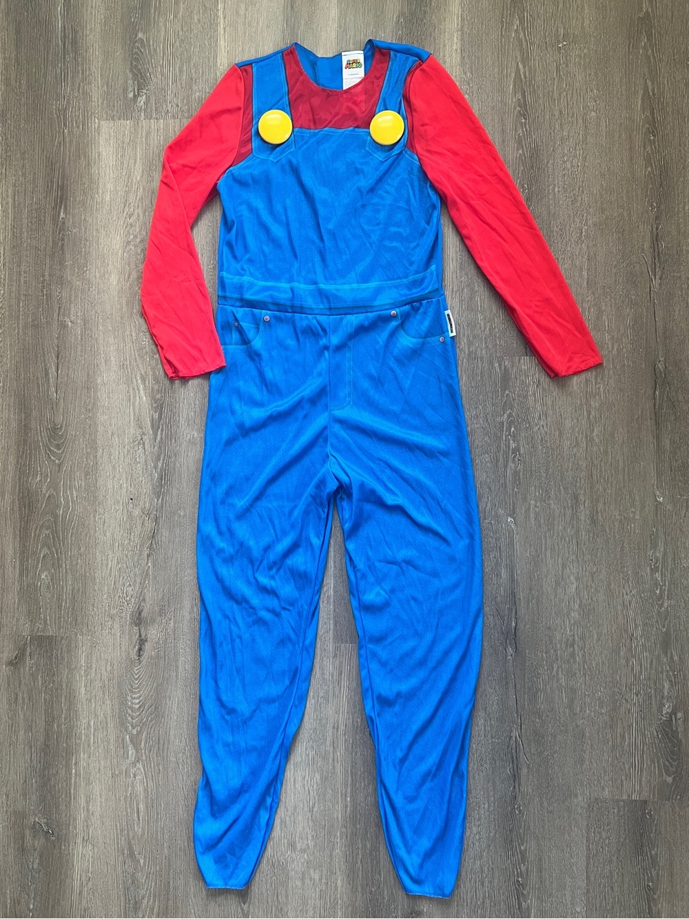 New Boys Super Mario Mario Halloween Jumpsuit Costume Cosplay Large 10/12